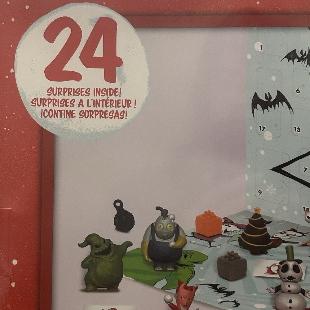 Tim Burton Nightmare Before Christmas Advent Calendar 24 Pieces Holiday Disney - Picture 4 of 5